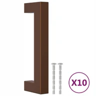 Meble modułowe i akcesoria - Uchwyty do szafek, 10 szt., brąz, 96 mm, stal nie - miniaturka - grafika 1