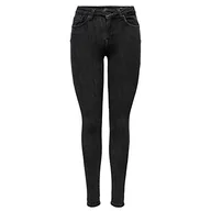 Spodnie damskie - ONLY Dżinsy damskie typu skinny fit ONLPower Mid Push Up, szary (Medium Grey Denim Medium Grey Denim), 34-L - miniaturka - grafika 1