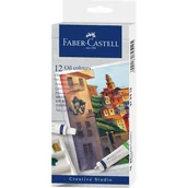Farby i media malarskie - Faber-Castell Farby Olejne W Tubkach 12 Kol X 9 Ml - miniaturka - grafika 1