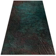 Dywany zewnętrzne - Nowoczesny dywan tarasowy Zielono brązowy beton 60x90 cm - miniaturka - grafika 1