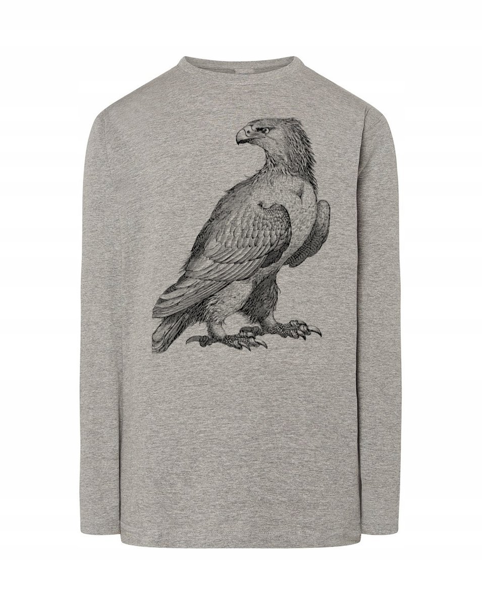 Longsleeve męski DUŻY nadruk ORZEŁ r.S