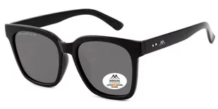 Damskie okulary polaryzacyjne czarne - Okulary przeciwsłoneczne - miniaturka - grafika 1