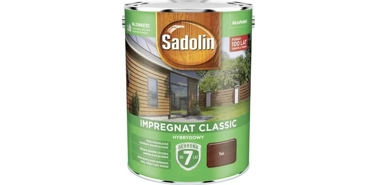 Sadolin Impregnat do drewna Hybrydowy tek 4 5 l 5327532