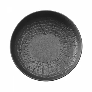 Fine Dine MISKA PŁYTKA CRUST 1200 ml 20 cm PORCELANA EARTH COLOURS CZARNA - Miski i półmiski - miniaturka - grafika 3