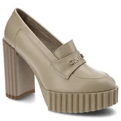 Półbuty damskie - Carinii, Półbuty, B8012_-R77-000-000-F10 Beż, rozmiar 38 - miniaturka - grafika 1