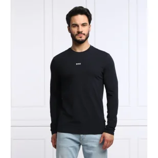 BOSS ORANGE Longsleeve TChark | Regular Fit - Koszulki męskie - miniaturka - grafika 1