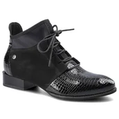 Botki damskie - Maciejka, Trzewiki, 04744-20/00-7 Czarny, rozmiar 41 - miniaturka - grafika 1