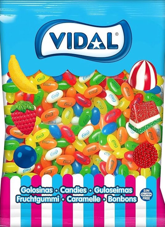 Vidal żelki fasolki owocowe 2 kg