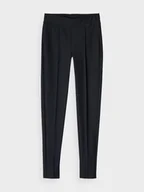 Spodnie sportowe damskie - Damskie legginsy basic 4F 4FRAW24TTIGF225 - czarne - miniaturka - grafika 1
