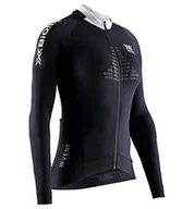 Koszulki i topy damskie - X-Bionic Invent 4.0 damska koszulka rowerowa z zamkiem błyskawicznym z krótkim rękawem MTB, czarna/Charcoal, XS - miniaturka - grafika 1