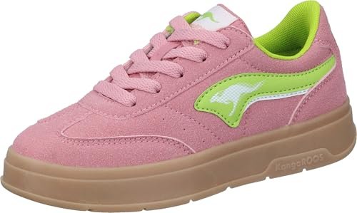 KangaROOS K-gk Meenie sneakersy dziewczęce, Róża, limonka, 37 EU