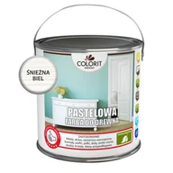 Emalie - Pastelowa farba do drewna Śnieżna biel 2,5 l Colorit Drewno - miniaturka - grafika 1