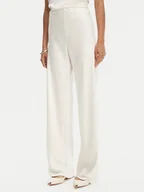 Spodnie damskie - Imperial Spodnie materiałowe P5R7JBA Écru Regular Fit - miniaturka - grafika 1