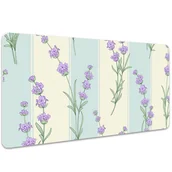 Podkładki na biurko - Mata z nadrukiem na biurko Kwiaty lawendy 100x50 cm, Dywanomat - miniaturka - grafika 1