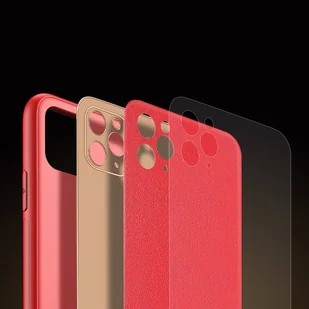 Dux Ducis Yolo eleganckie etui pokrowiec ze skóry ekologicznej iPhone 12 Pro Max czerwony - Etui i futerały do telefonów - miniaturka - grafika 8