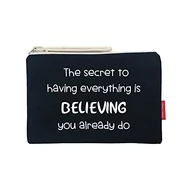 Kosmetyczki, organizery i kuferki - hello-bags Damski N-002-thesecret kosmetyczka/portfele, czarny, średni, czarny, m - miniaturka - grafika 1