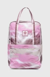 Columbia plecak damski kolor różowy duży wzorzysty - Plecaki - miniaturka - grafika 1
