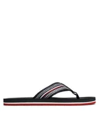 Klapki i japonki męskie - Tommy Hilfiger Japonki Comfort Corporate Beach Sandal FM0FM04616 Granatowy - miniaturka - grafika 1