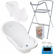 Wanienki dla dzieci - Wanna Zestaw Dla Dziecka Tega 6W1 Wanienka Stojak Termometr Odpływ Leżak - miniaturka - grafika 1