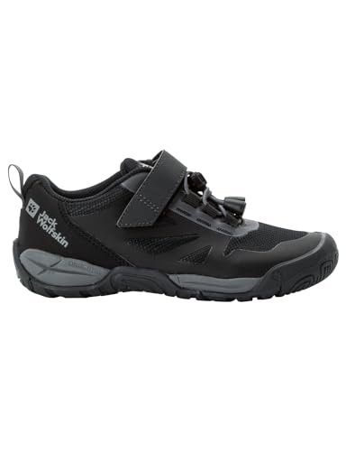 Jack Wolfskin Villi Action Low Kwalking buty dziecięce, uniseks, czarny, 33 EU