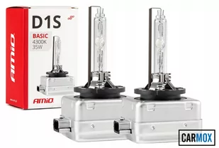 2x ŻARÓWKA, ŻARNIK XENON KSENON Amio D1S 35W 4300K - Żarówki samochodowe - miniaturka - grafika 1
