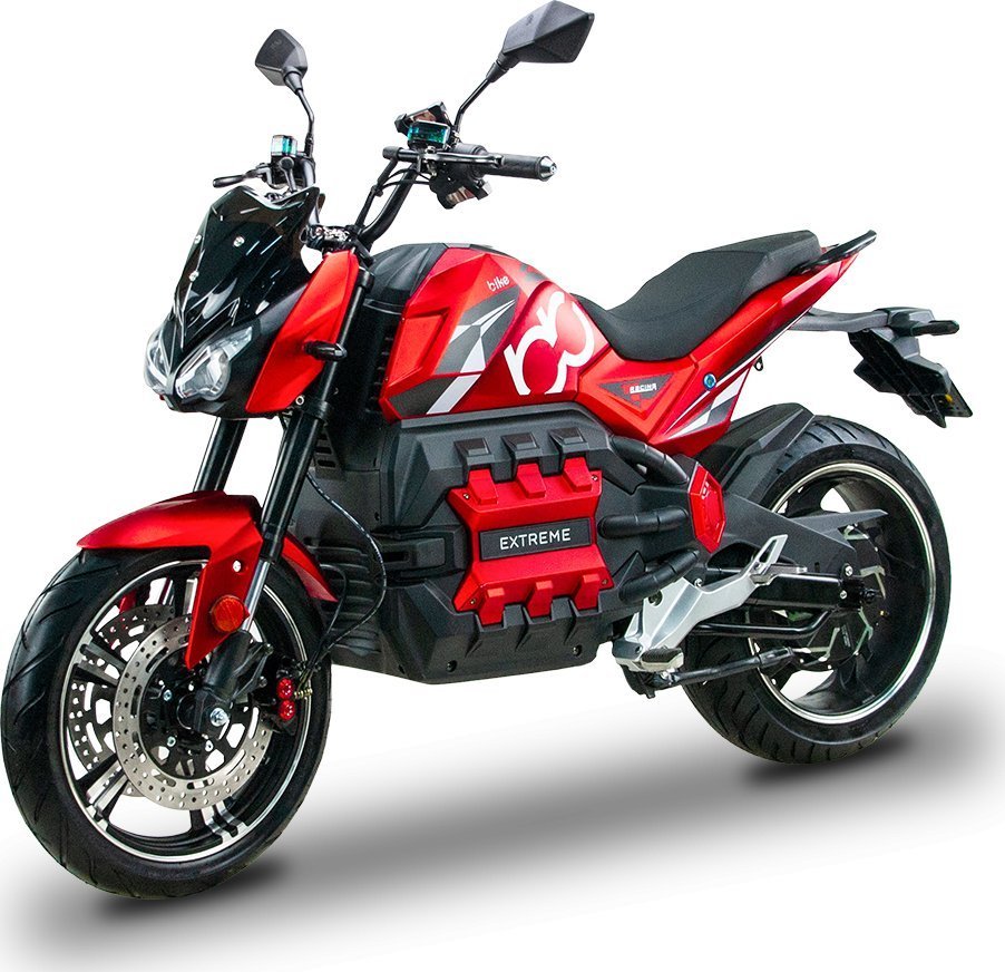Bili Bike Motocykl elektryczny BILI BIKE EXTREME 6000W, 100Ah,100km/h czerwony
