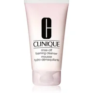 Pianki do mycia twarzy - Clinique Rinse Off Foaming Cleanser krem do demakijażu twarzy 150ml - miniaturka - grafika 1