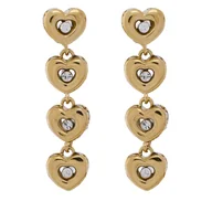 Kolczyki - Kolczyki Guess JUBE05 473JW Złoty - miniaturka - grafika 1