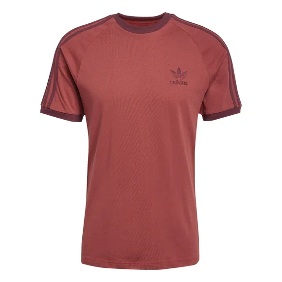 Koszulka męska Adidas Originals 3 Stripes JN7019 Czerwony S