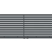 Ogrodzenia - Polbram Brama przesuwna teleskopowa Tinos 4x1,58 m prawa antracytowa - miniaturka - grafika 1