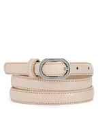 Paski - Gino Rossi Pasek BLYL23005 Beżowy - miniaturka - grafika 1