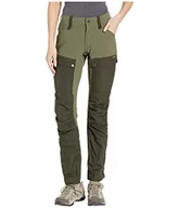 Spodnie damskie - FJALLRAVEN Spodnie damskie Keb Trousers Curved W wielokolorowa zielony (Deep Forest/laurel green) 44 - miniaturka - grafika 1