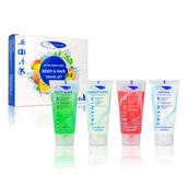 Kosmetyki do kąpieli - SBR Zestaw kosmetyków TRISWIM TRAVEL SET 4x90 ml - miniaturka - grafika 1