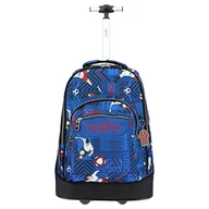 Plecaki - TOTTO MORRAL Rue Papier Plecak na kółkach, Młodzież Unisex, Wielobarwny (Wielobarwny), Jeden rozmiar - miniaturka - grafika 1