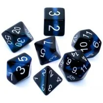 Rebel Komplet kości RPG Minerały Szafir - Akcesoria do gier planszowych - miniaturka - grafika 1
