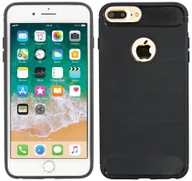Etui i futerały do telefonów - cofi1453® Etui silikonowe Carbon kompatybilne z iPhone 8 PLUS Etui TPU Miękkie etui na telefon komórkowy Pokrowiec ochronny Czarny - miniaturka - grafika 1