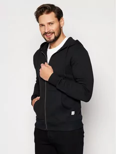 Jack&Jones Bluza Basic 12181901 Czarny Regular Fit - Bluzy męskie - miniaturka - grafika 1