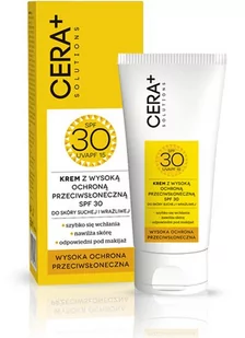 Cera+ Solutions Krem SPF30 sk. sucha/wrażliwa 50ml - Balsamy i kremy do opalania - miniaturka - grafika 1