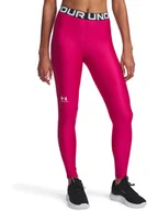 Spodnie sportowe damskie - Under Armour Legginsy funkcyjne w kolorze różowym - miniaturka - grafika 1
