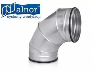 Alnor Kolano segmentowe 45° z uszczelką 400mm BSL-400-45 - Złącza i kolanka wentylacyjne - miniaturka - grafika 1