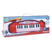 Instrumenty muzyczne dla dzieci - Bontempi 12 2407 fortepian, czerwony - miniaturka - grafika 1