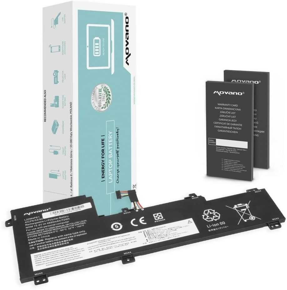 Bateria Movano Bateria Movano do Lenovo IdeaPad Pro 5 16ACH6, 16ARH7, 16IHU6