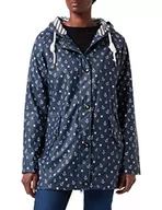 Kurtki damskie - Ankerglut Damen Friesennerz Regenmantel Regenjacke Mit Kapuze Wasserdicht Wetterfest Windbreaker Übergangsjacke #Ankerglutzauber Kurtka przeciwdeszczowa damska, Granatowy, 32 - miniaturka - grafika 1