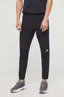Spodnie męskie - adidas Performance spodnie treningowe D4T kolor czarny gładkie - miniaturka - grafika 1