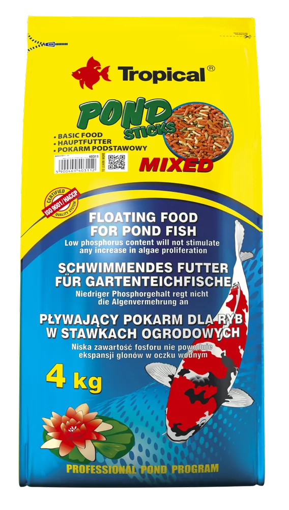 Tropical Pond Sticks Mixed 4kg 56581-uniw