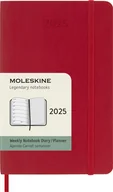 Kalendarze - MOLESKINE kalendarz 2025 CZERWONY POCKET WEEKLY SOFT TYGODNIOWY (9x14) - miniaturka - grafika 1