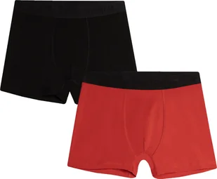 Bokserki męskie 4F M027 czerwone, czarne 4FAW23UBXSM027 91S-S - Majtki damskie - miniaturka - grafika 1