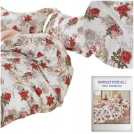 Pościel - Pościel 160x200 3 części satyna bawełniana AIDA komplet 2x poszewka - miniaturka - grafika 1