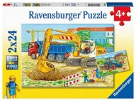 Puzzle - Ravensburger Puzzle 80560 80560-gospodarstwo rolne i plac budowy, 2x 24 elementy, puzzle dla dzieci od 4 lat - miniaturka - grafika 1