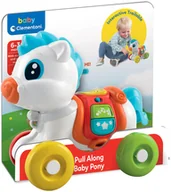Zabawki interaktywne dla dzieci - Zabawka na kółkach Clementoni Baby Pony Always with Me - miniaturka - grafika 1